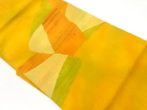 抽象模様織出し名古屋帯